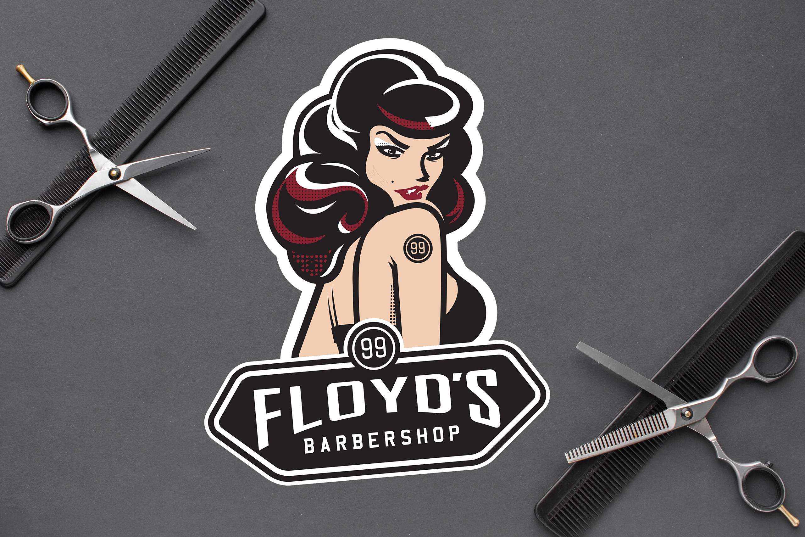 Floyds99 Custom Logo Design 2